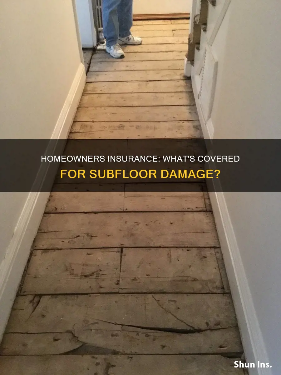 does homeowners insurance cover subfloor