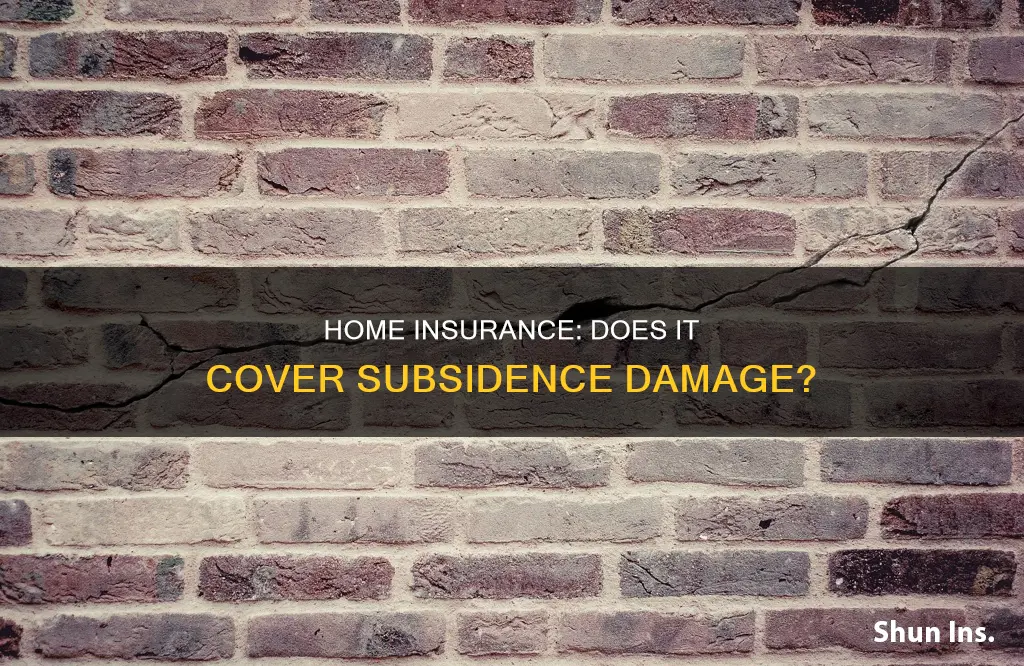 does homeowners insurance cover subsiding