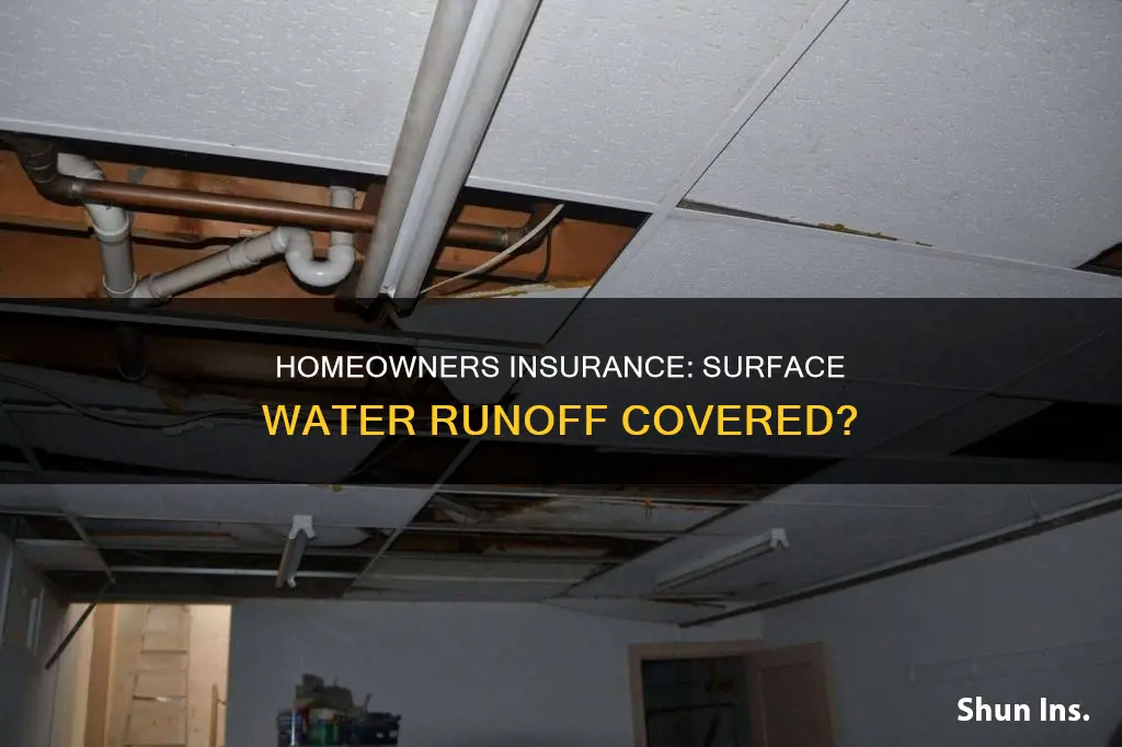 does homeowners insurance cover surface water runoff