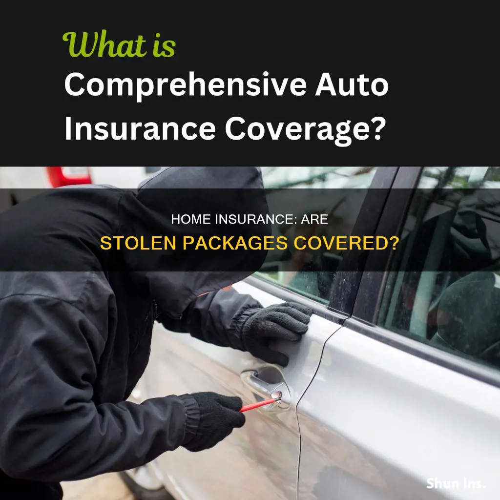 does homeowners insurance cover theft of packages