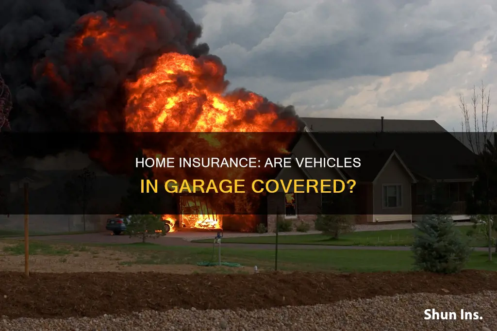 does homeowners insurance cover vehicles in garage
