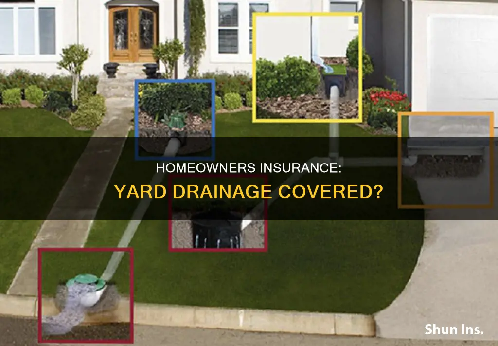 does homeowners insurance cover yard drainage