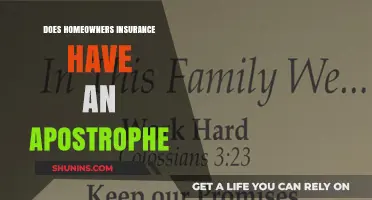 Homeowner's Insurance: Where's the Apostrophe?