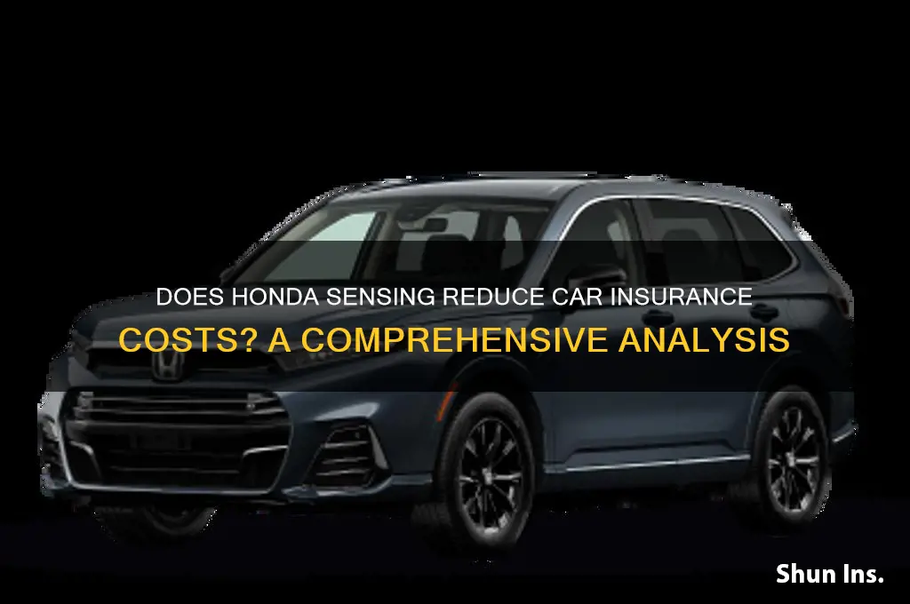 does honda sensing lower insurance