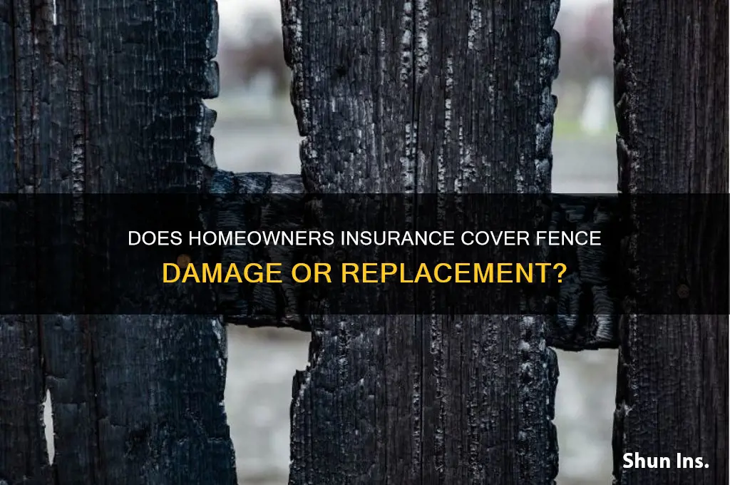 does honeowners insurance covet fences