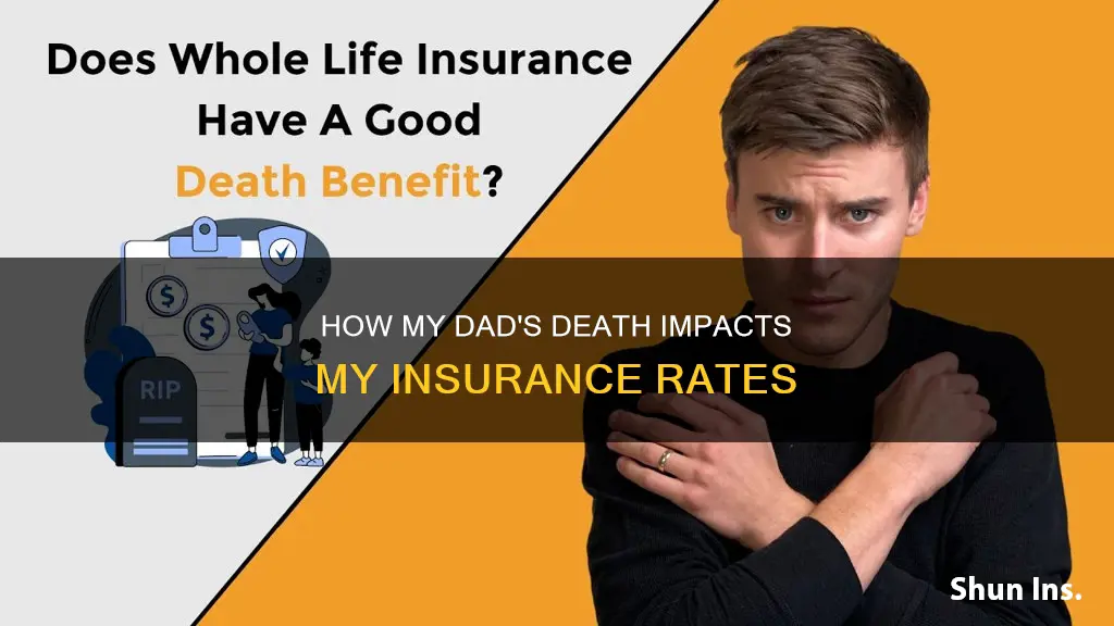 does how my dad died effect my life insurance rates