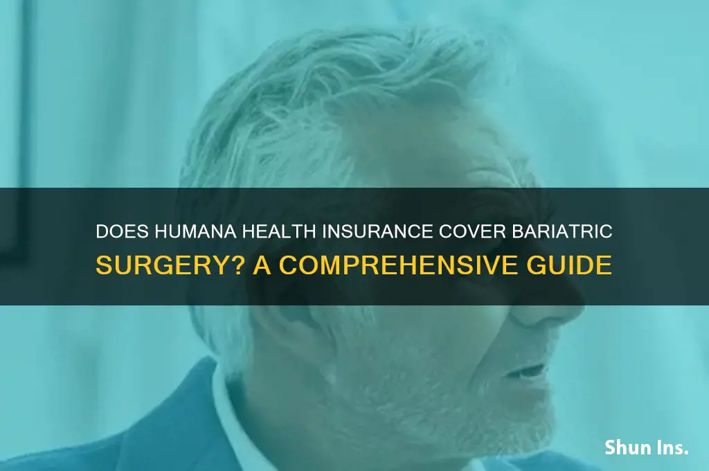 does humana health insurance cover bariatric surgery