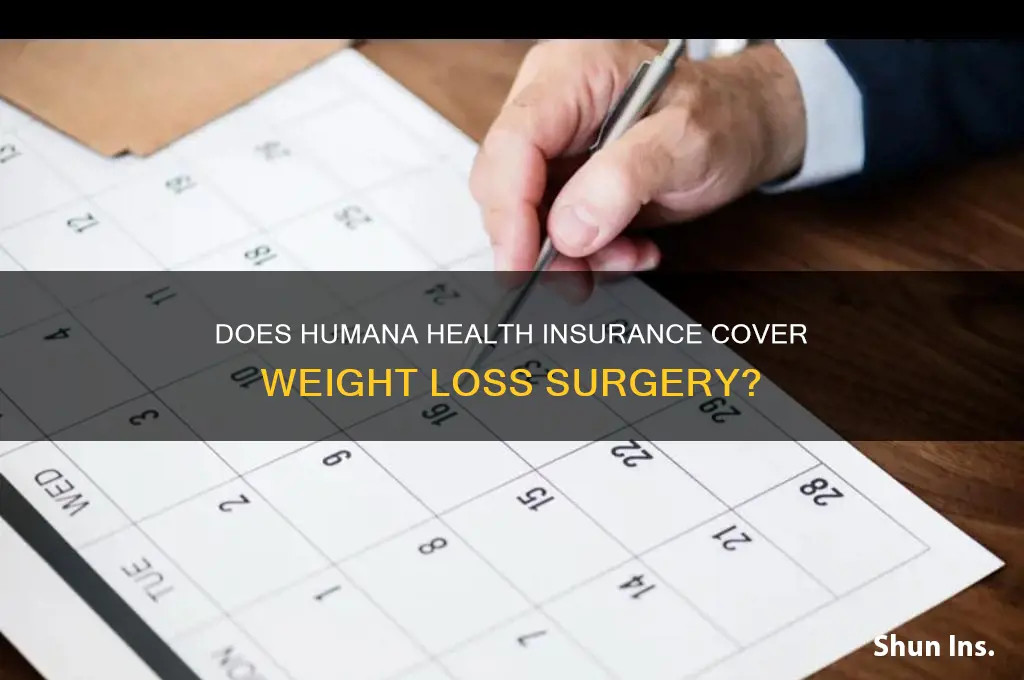 does humana health insurance cover weight loss surgery