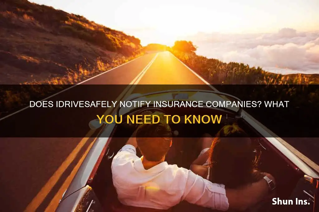 does idrivesafely notify insurance