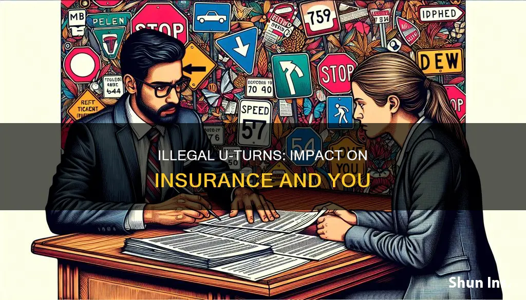 does illegal you turn affect insurance