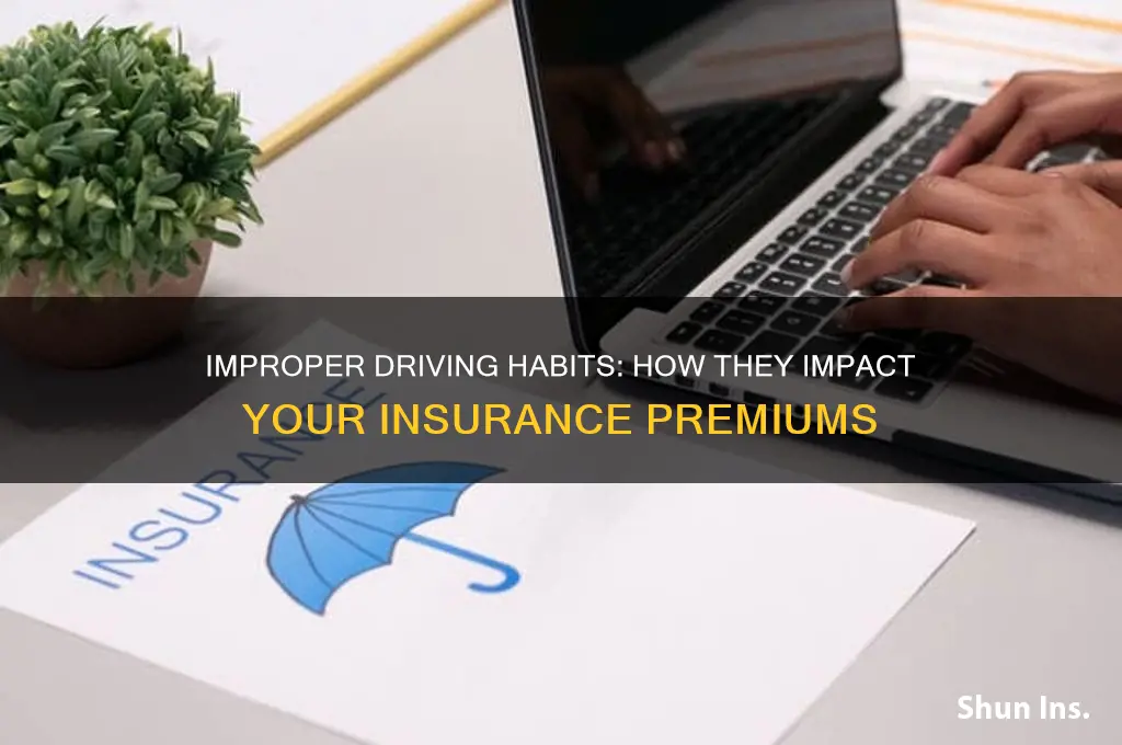 does impoper driving raies insurance