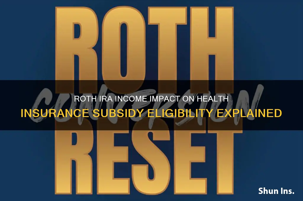 does income from roth ira count against health insurance subsidy