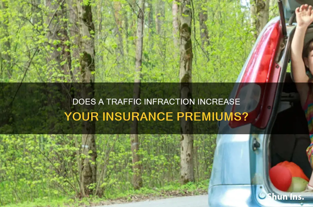 does infraction increase insurance