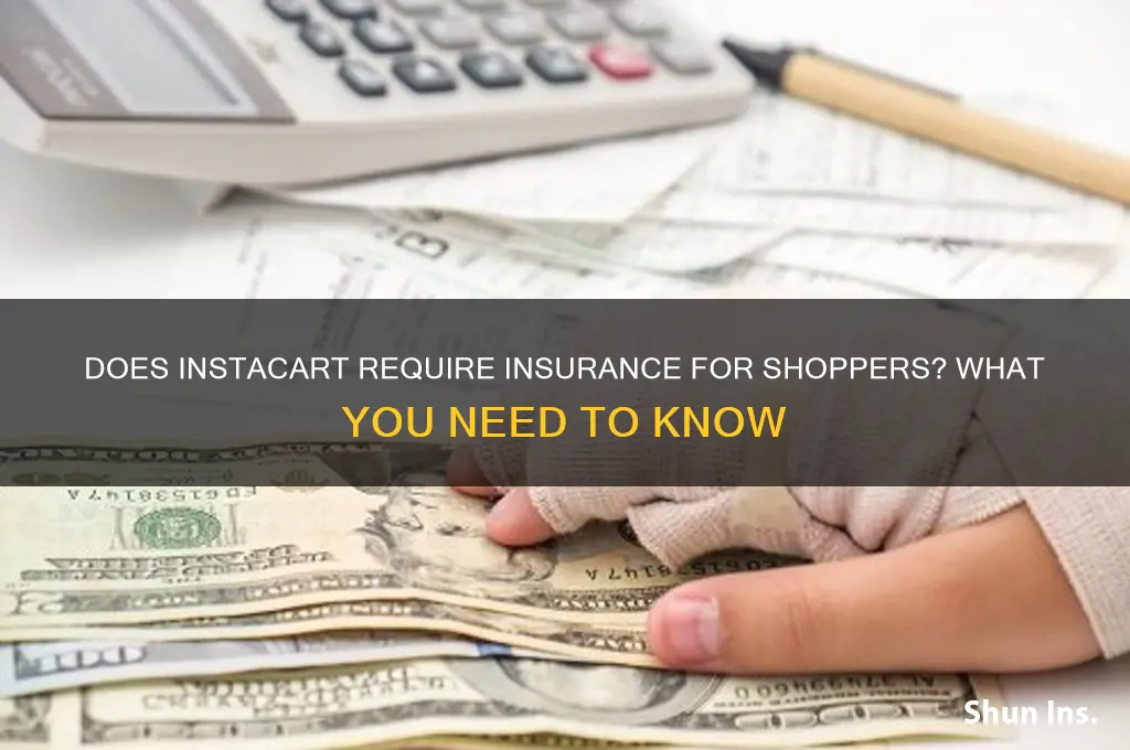 does instacart ask for insurance