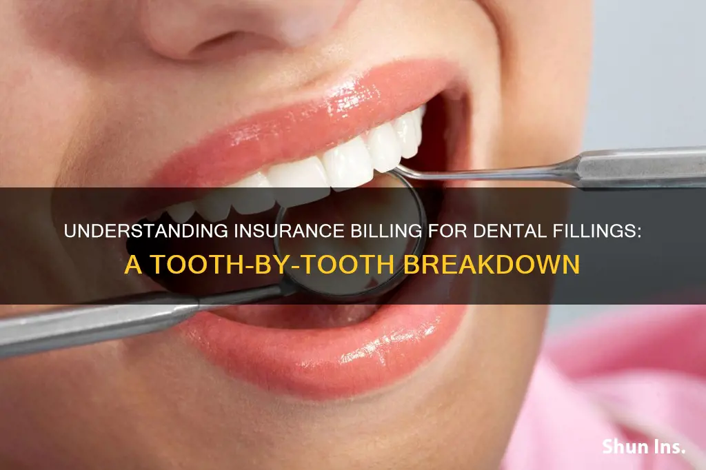 does insurance bill fillings by tooth