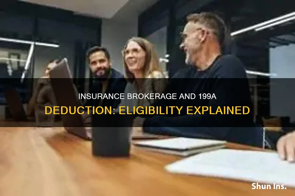 does insurance brokerage qualify for 199a