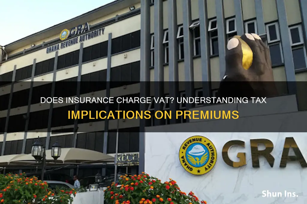 does insurance charge vat