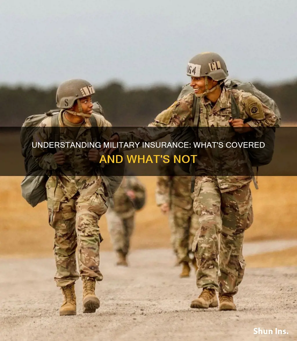 does insurance come out of check military