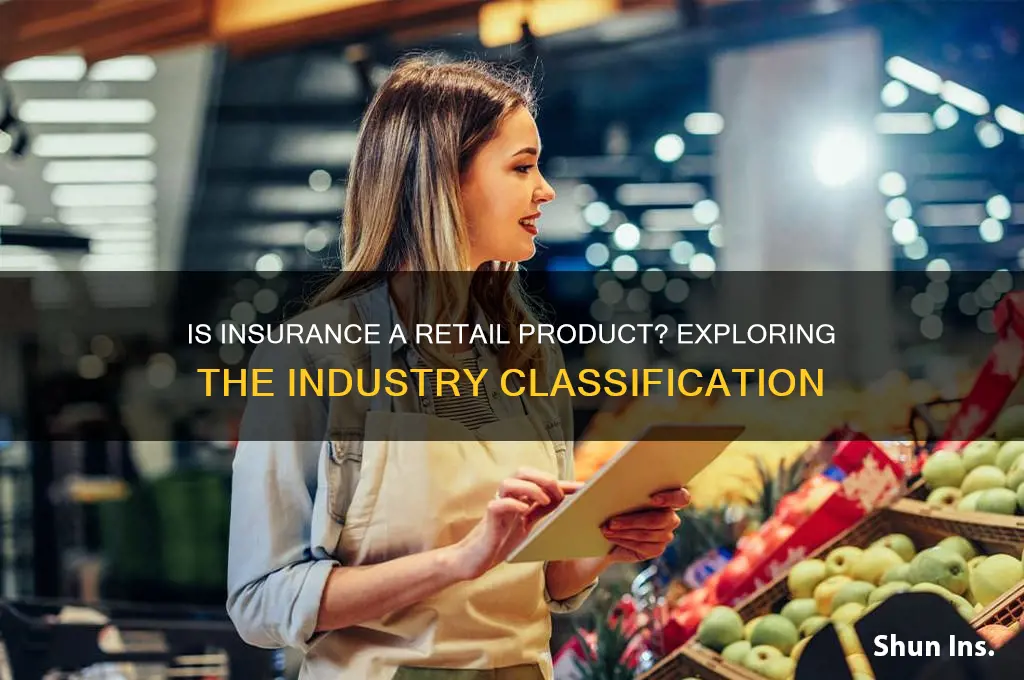 does insurance come under retail