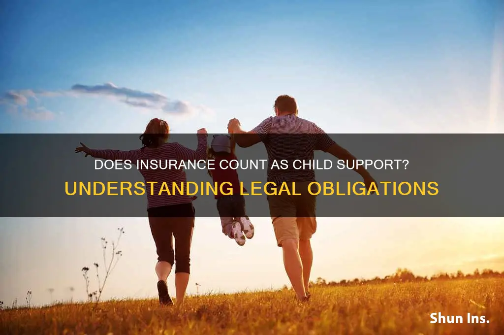does insurance count as child support