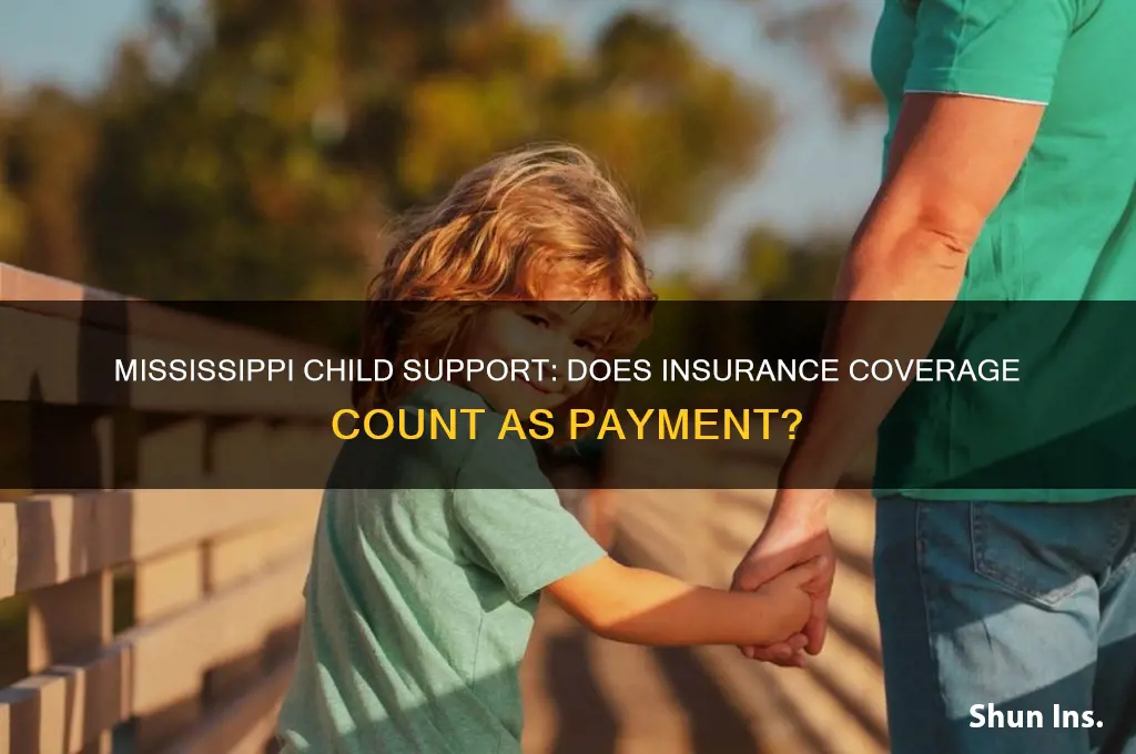 does insurance count as part of child support mississippi