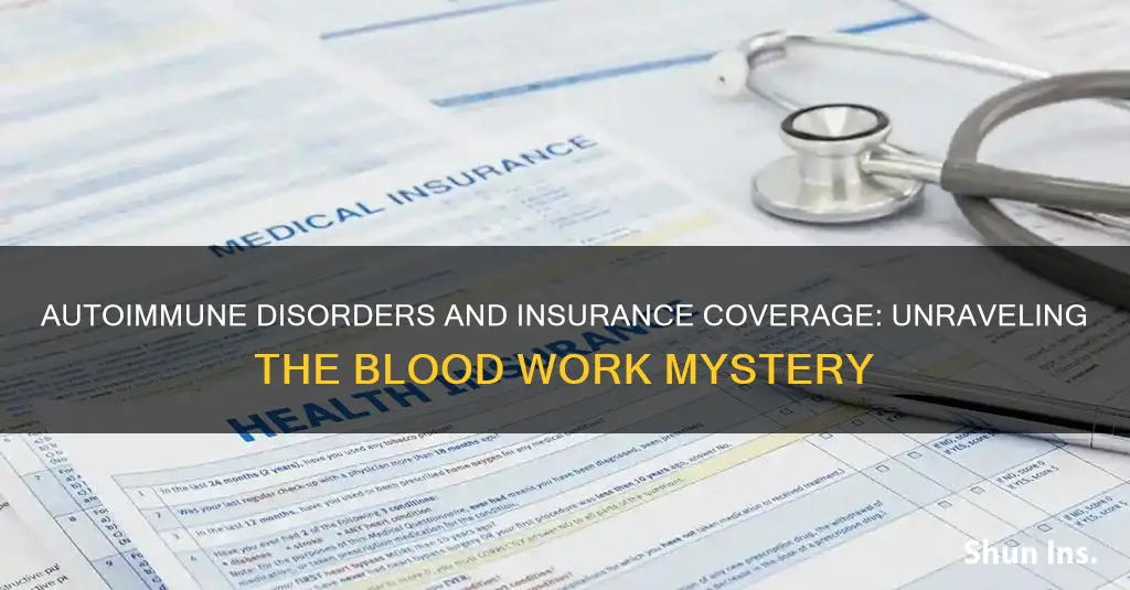 does insurance cover auto immune blood work