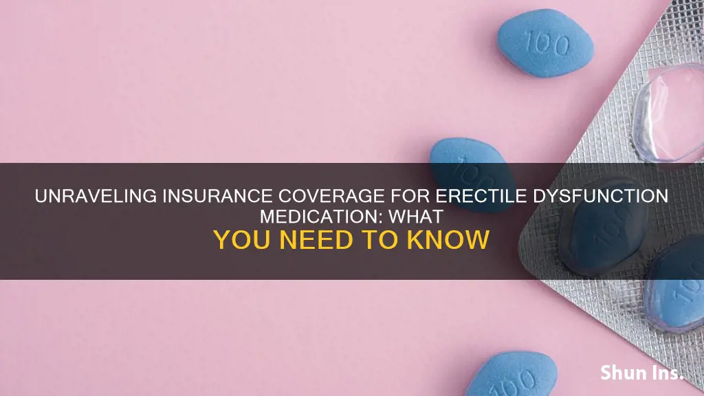 does insurance cover erectile dysfunction medication