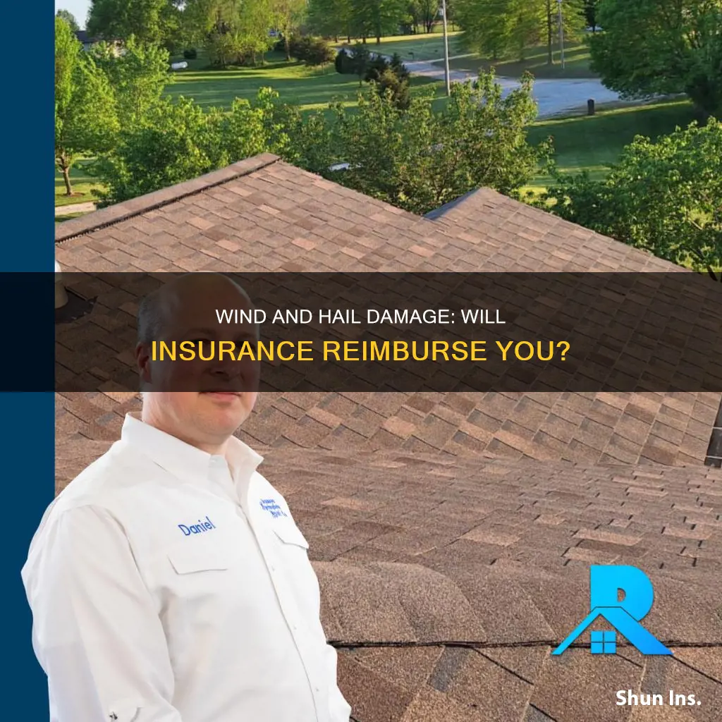 does insurance cut you a check for wind and hail