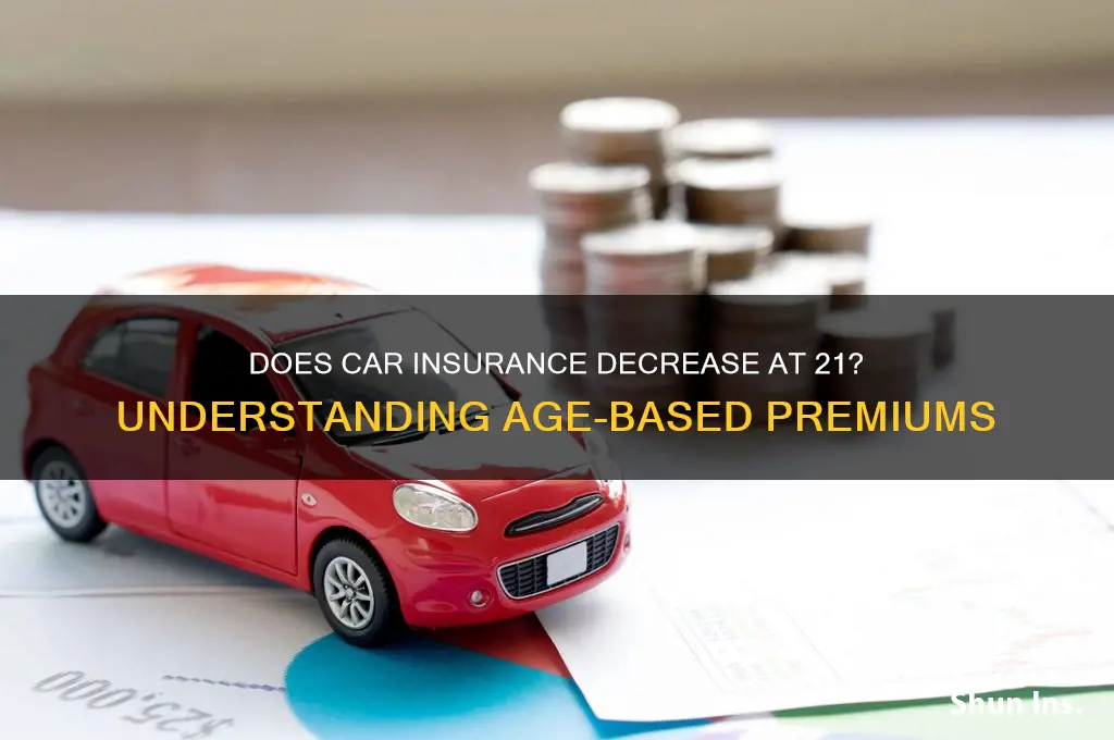 does insurance decrease at 21