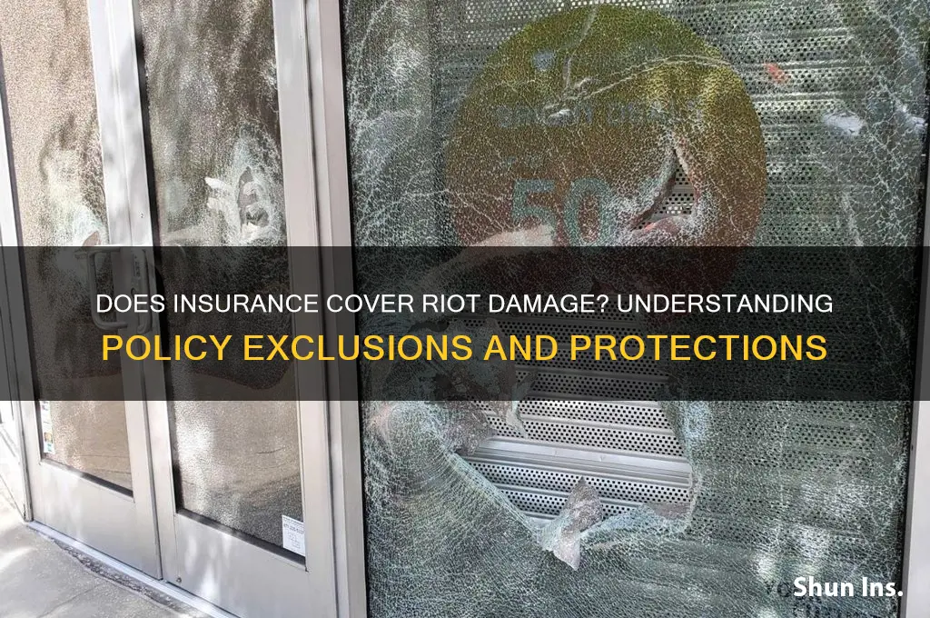 does insurance exclude riots