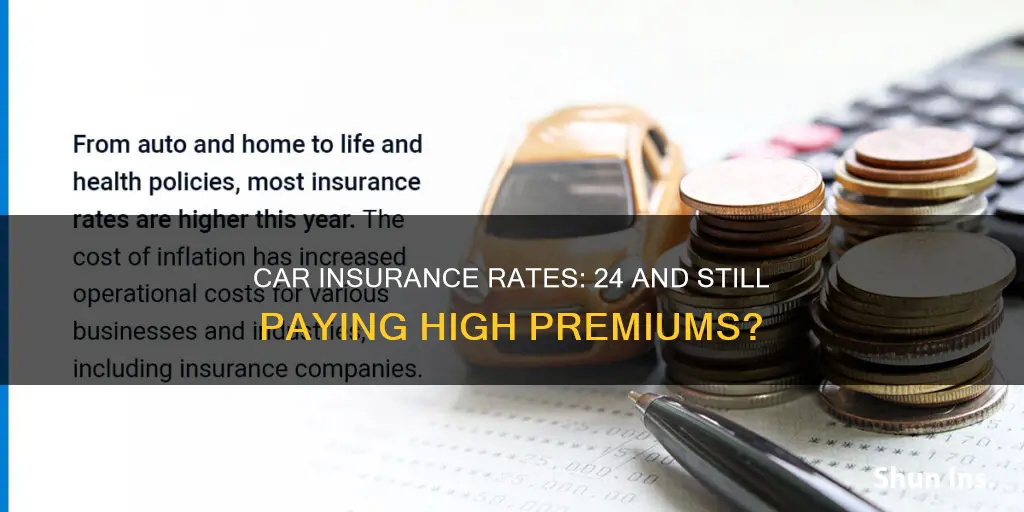 does insurance go down for a 24 year old