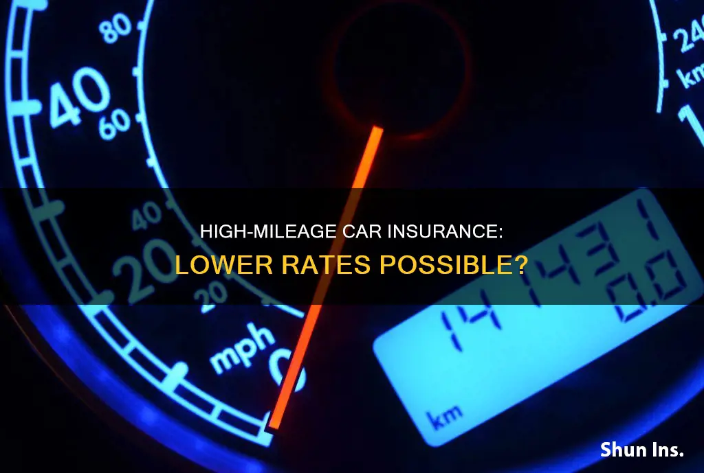 does insurance go down on a high milage cat