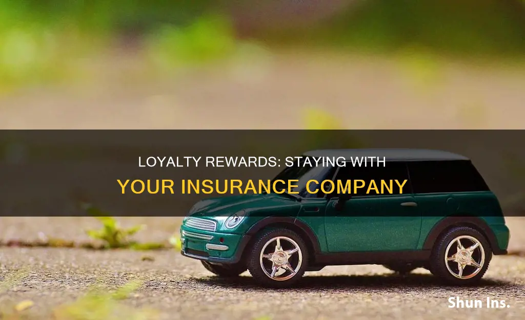 does insurance go down staying with same comapny