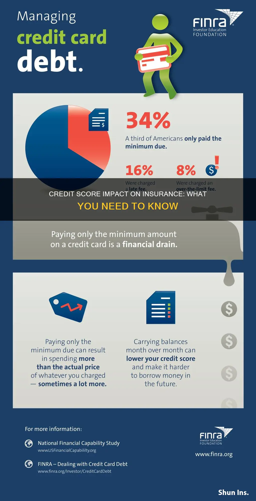 does insurance go off credit