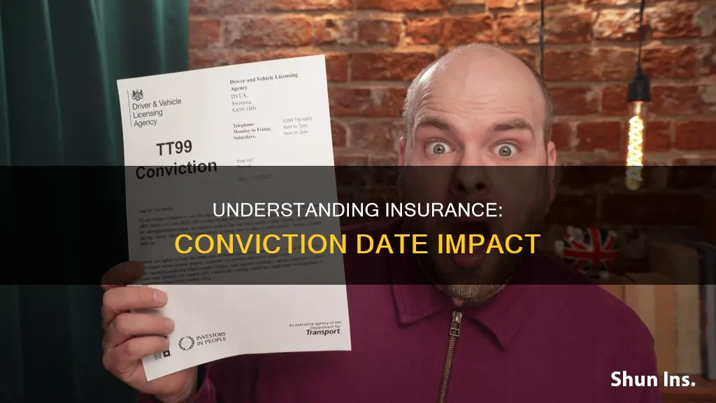 does insurance go off of conviction date