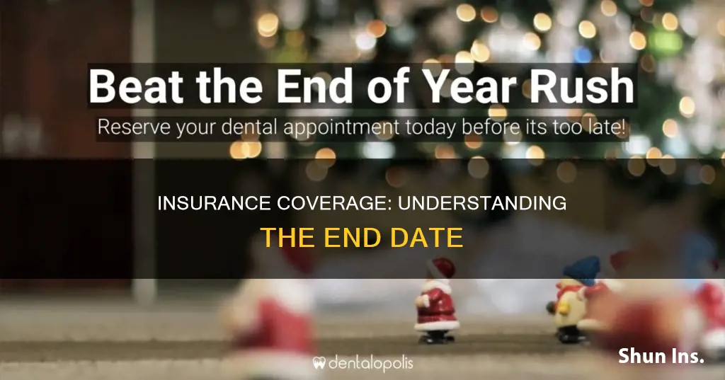 does insurance go to midnght on end date