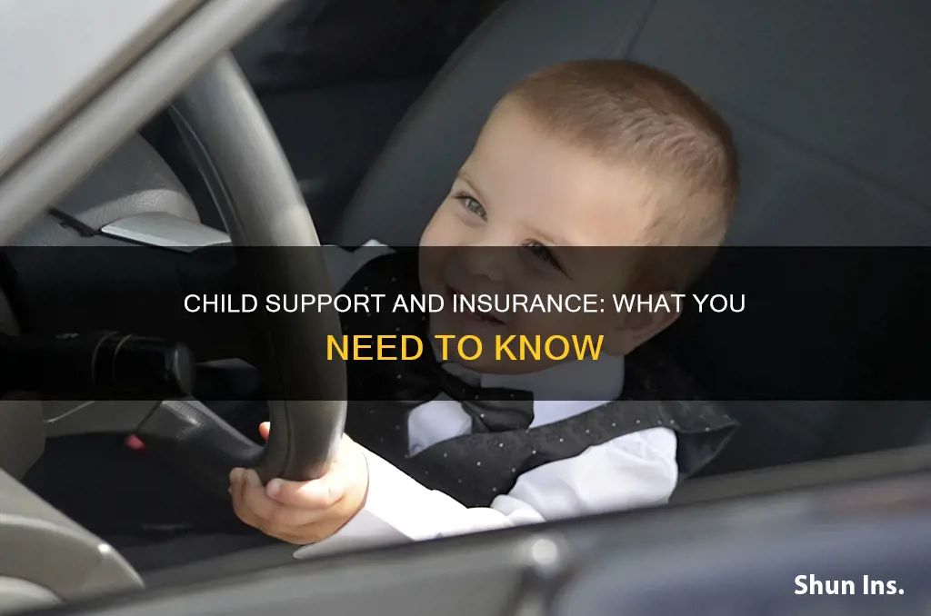 does insurance go toward child support