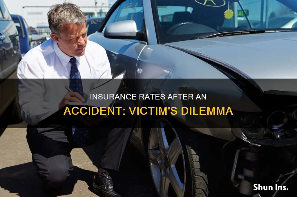 does insurance go up as a victim