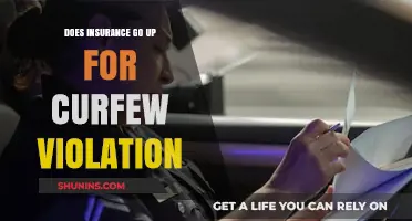Curfew Violations: Insurance Rates and Their Increase