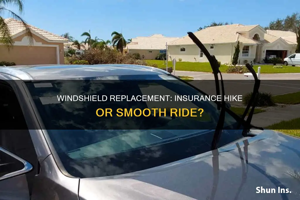 does insurance go up for windshield replacement