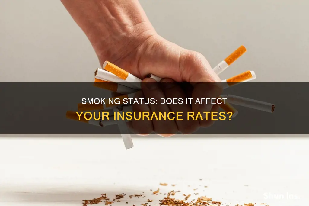 does insurance go up if you twll doctor you smoke