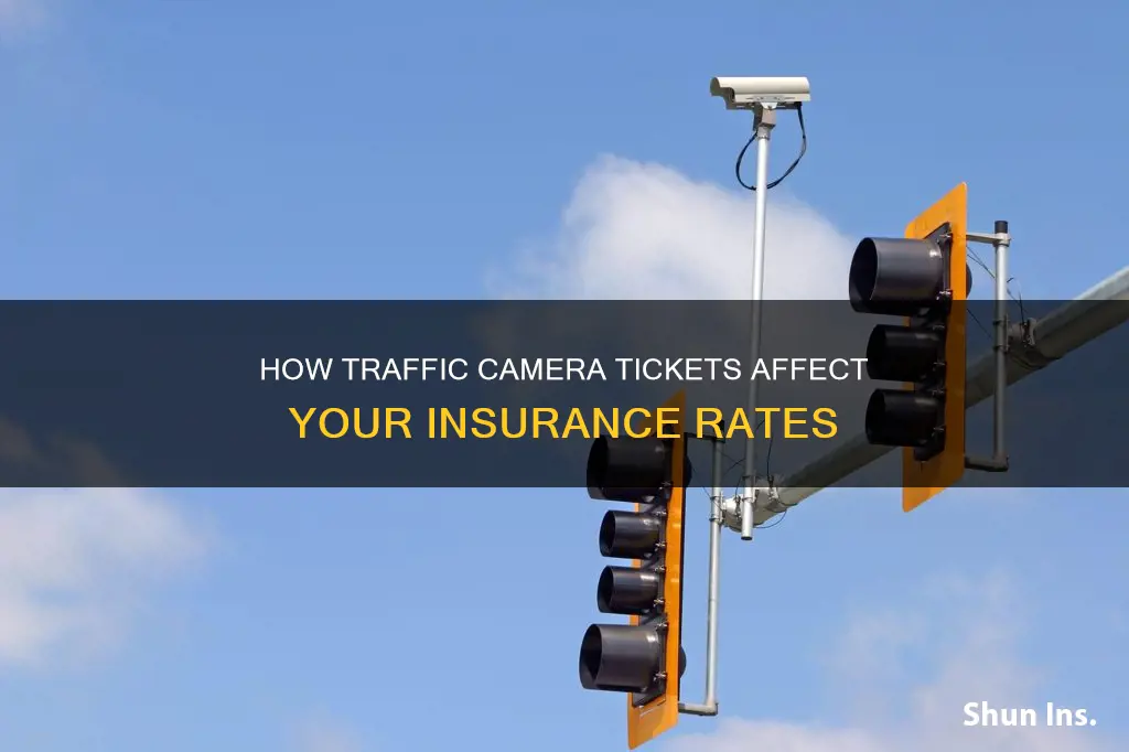 does insurance go up with camera ticket