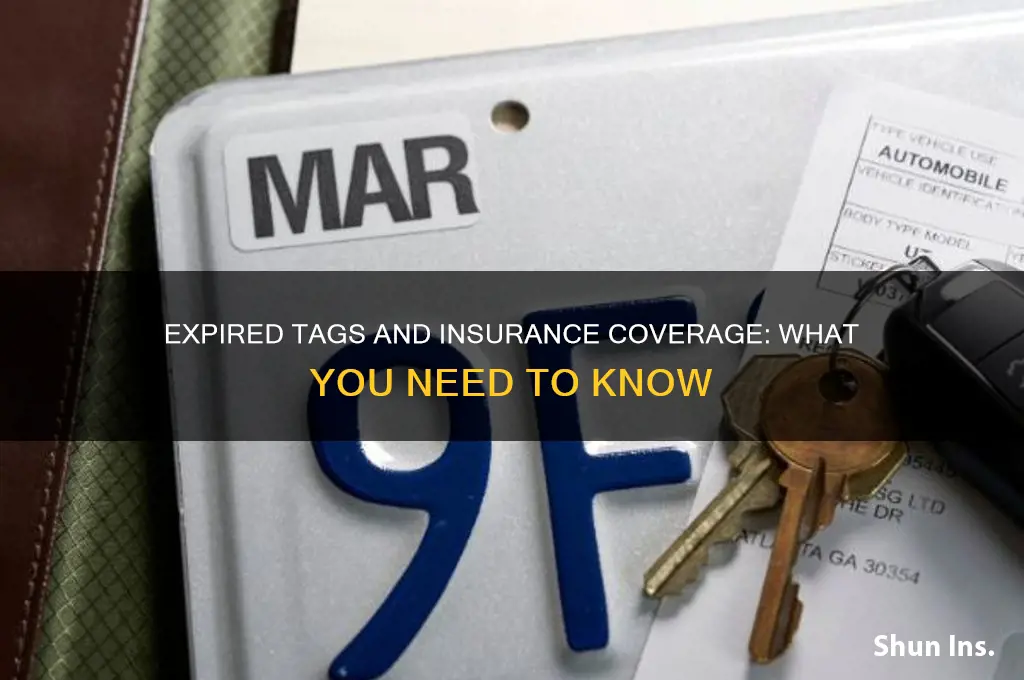 does insurance goes for expired tag