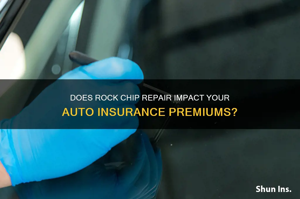 does insurance increase for rockchip repair