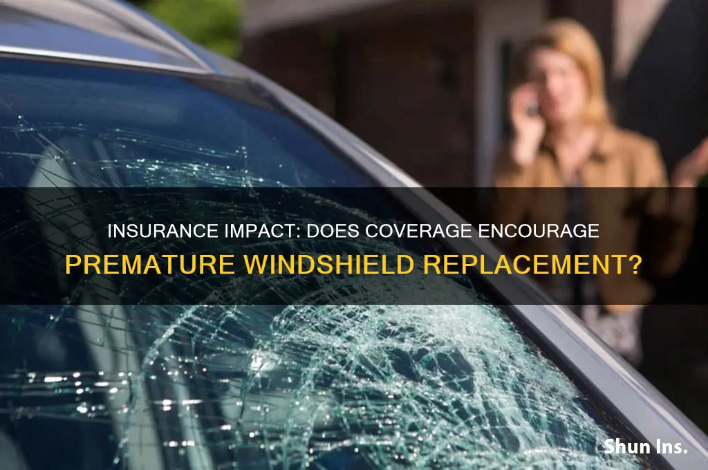 does insurance increase premature windshield replacement