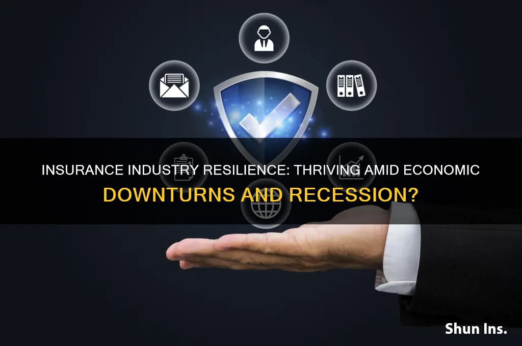 does insurance industry do well under recession
