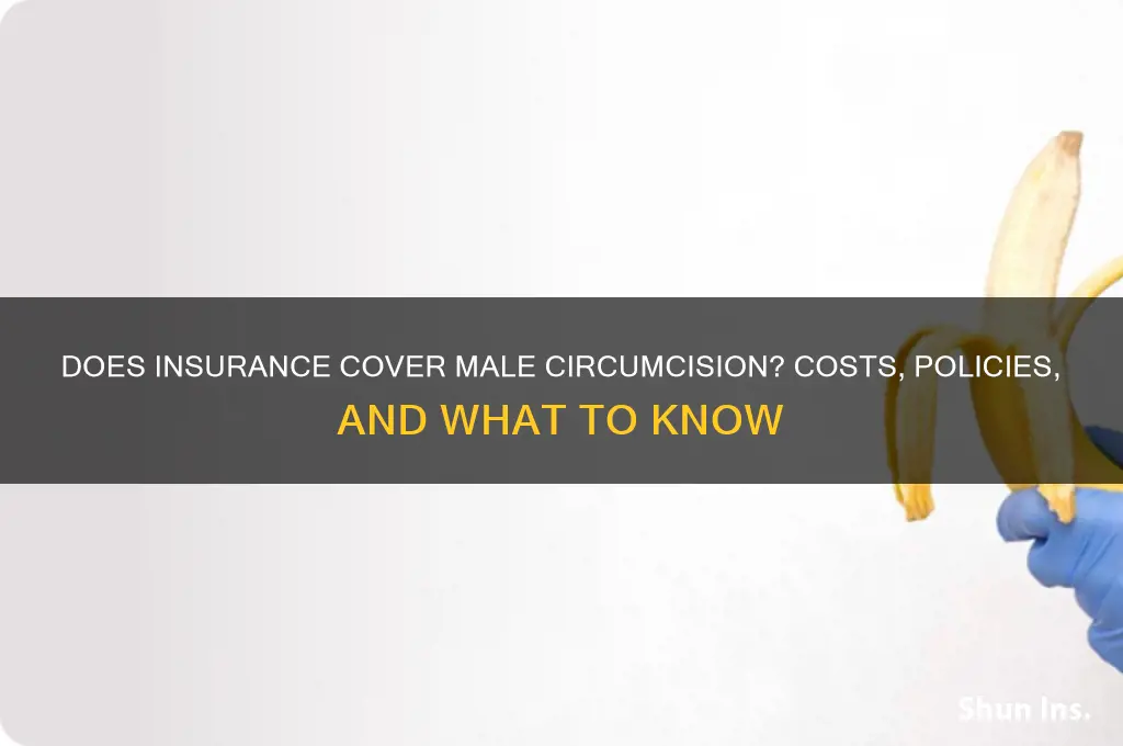 does insurance male circumcision