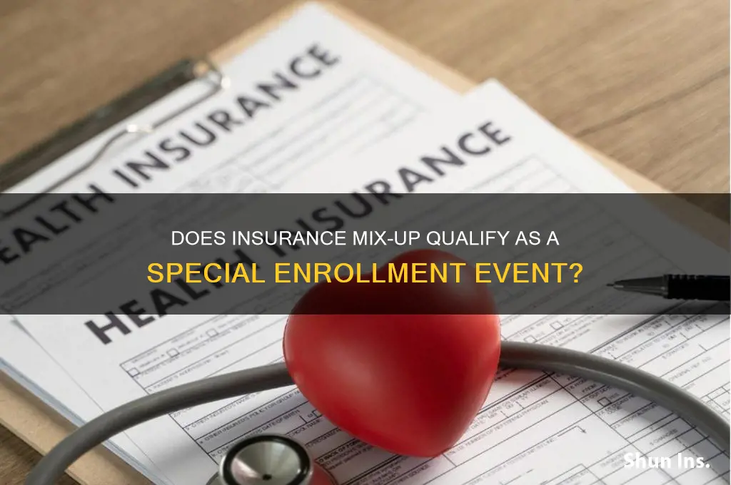 does insurance mix up classify as a qualifying event
