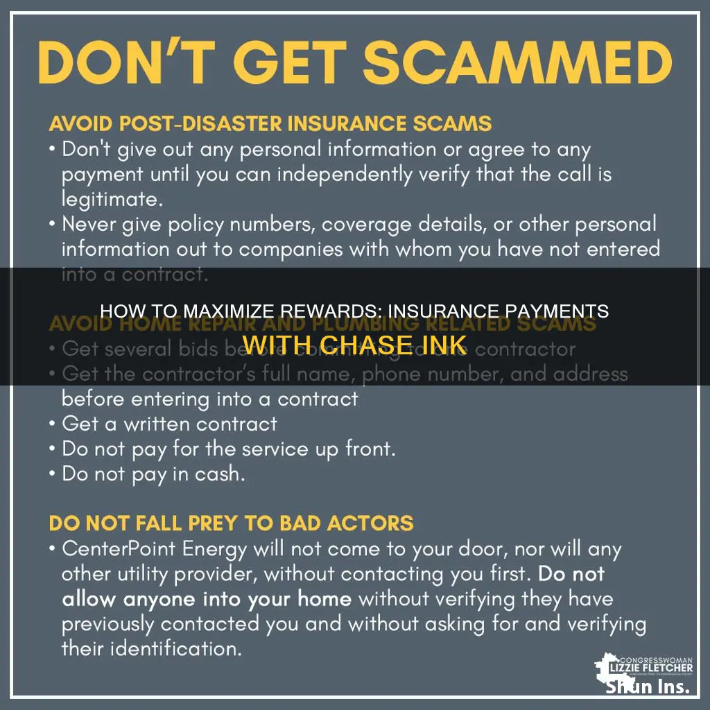 does insurance payment count as utility for chase ink