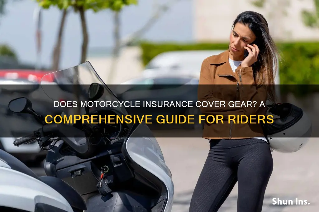 does insurance payout for motorcycle gear